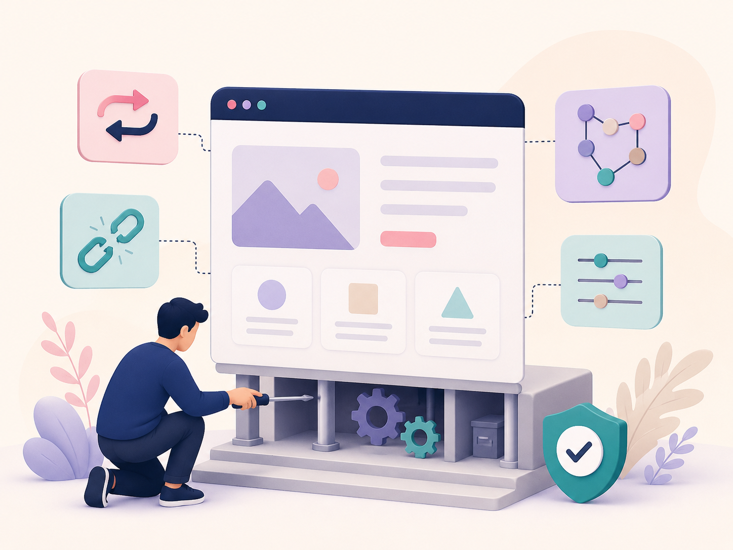 Technical SEO Services fixing redirects, broken links, schema and hidden website issues